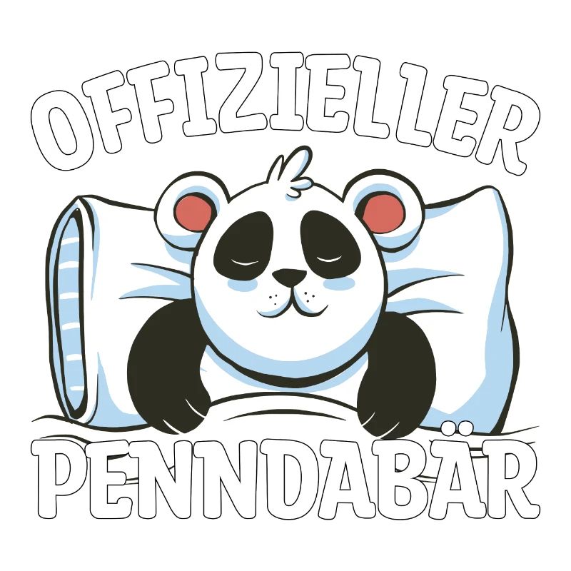Panda schlafen Penndabär Geschenk