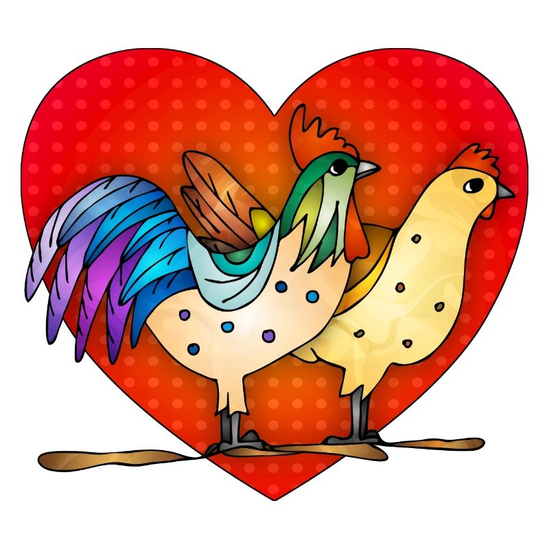 Gallina e gallo