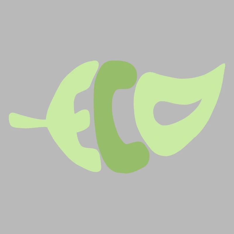 Eco in leaf shape