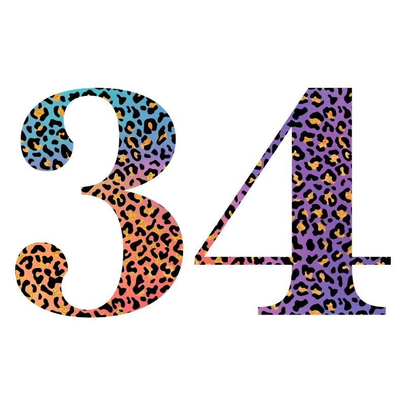 34th Birthday Leopard