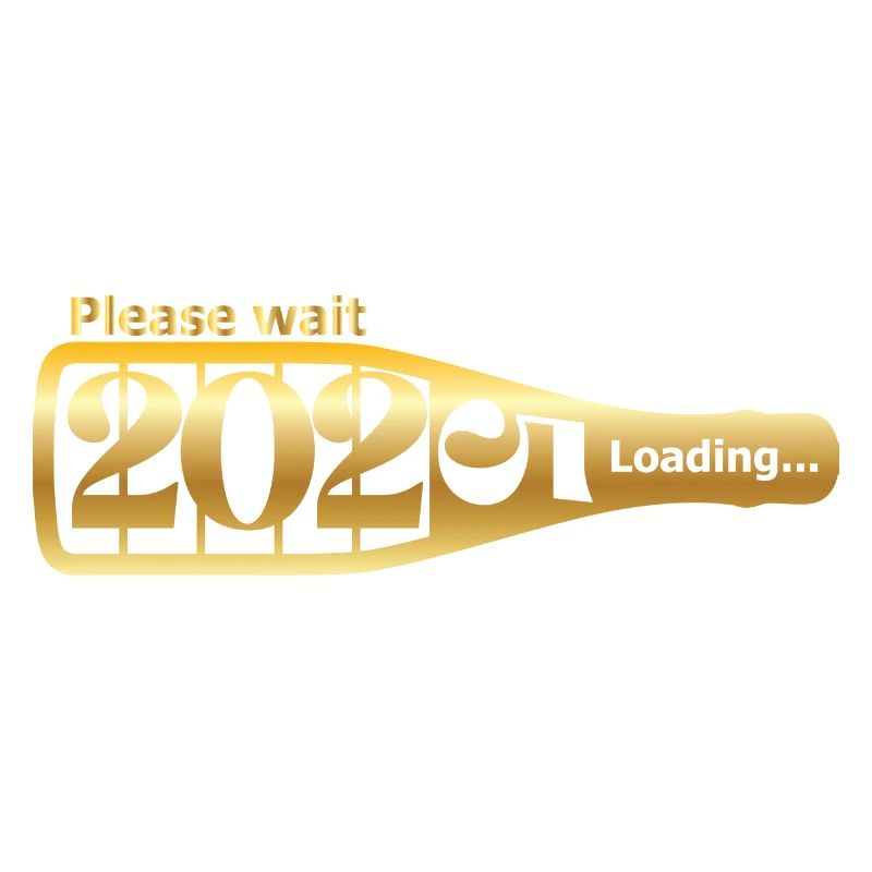 Please Wait 2025 Loading Witziges Silvester Design