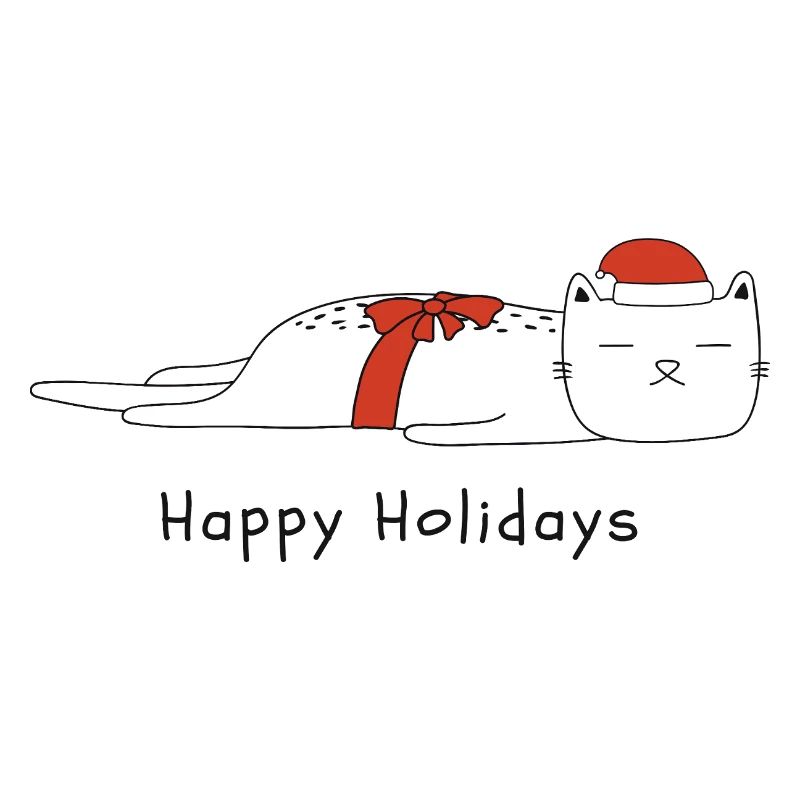 Drôle de chat Noël