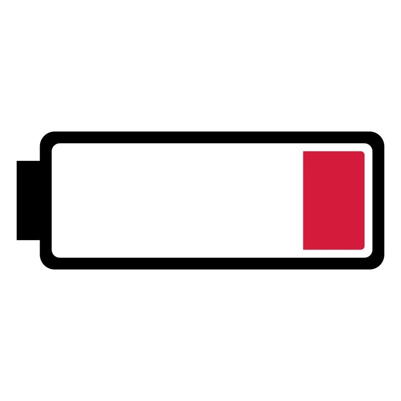 Batterie/Akku fast leer