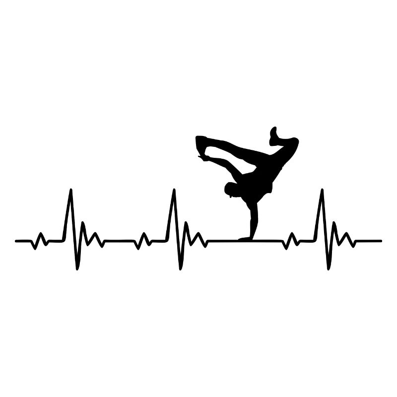 Streetdance breakdance heartbeat frequency pulse