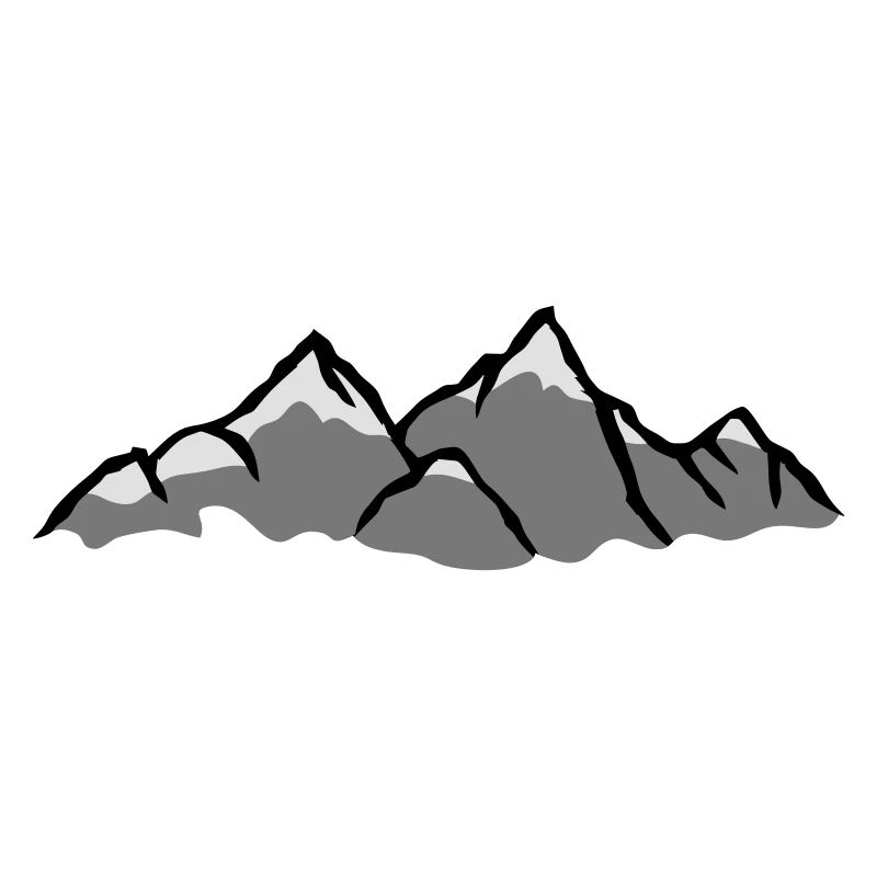 Schöne Berg Landschaft mit Schnee
