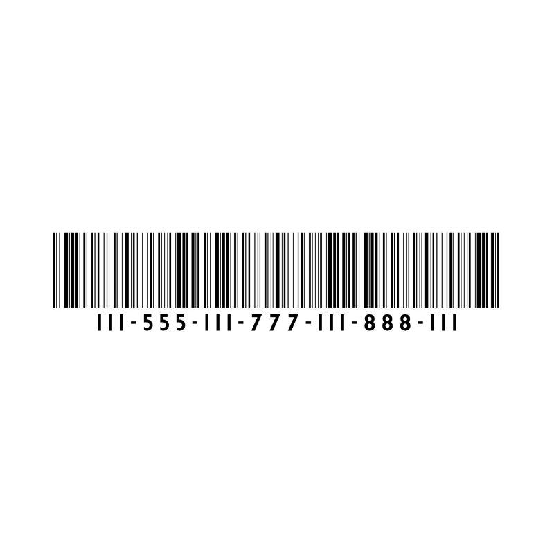 Barcode bar code strip codes