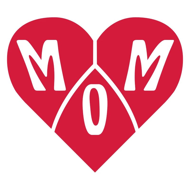Heart Text Mom