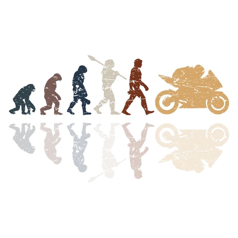 Motorcycle Evolution Vintage Shadow Biker