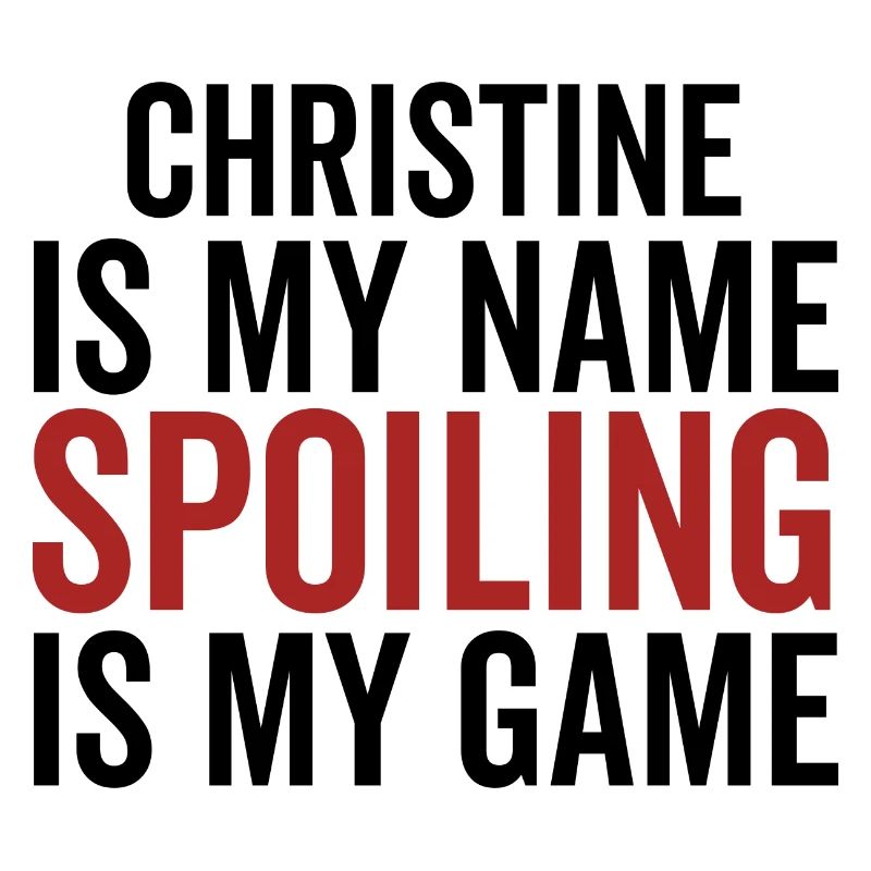 Christine est mon nom Spoiling est mon jeu