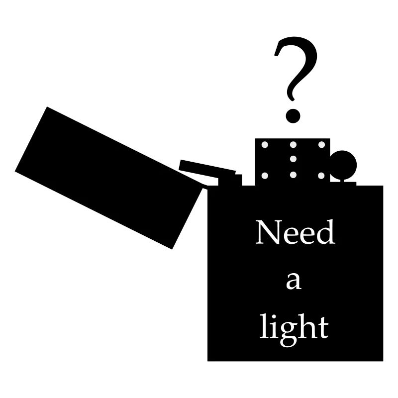 Lighter - picture with lettering
