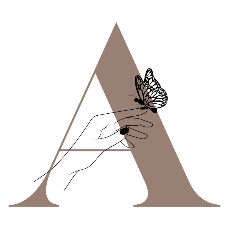 Magic butterfly letter