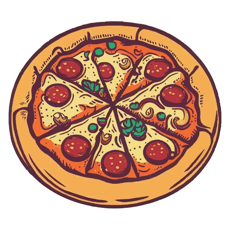 Pizza Pizzabäcker Pizza Essen Geschenkidee