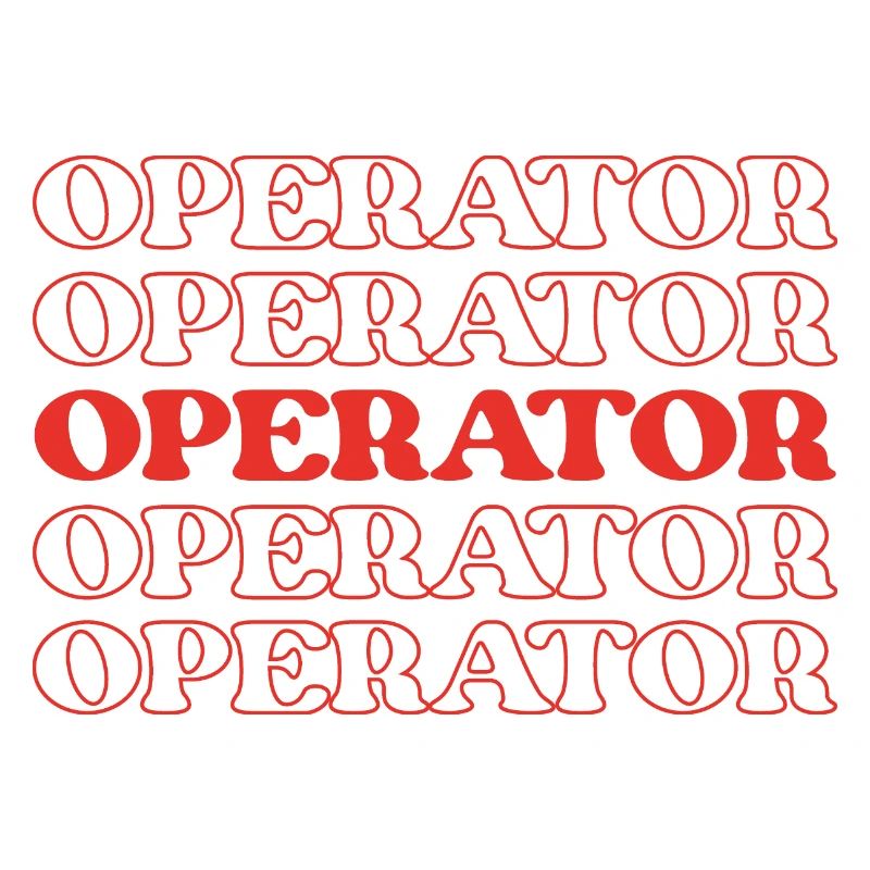 Operator Worker Technician Specialist Employee