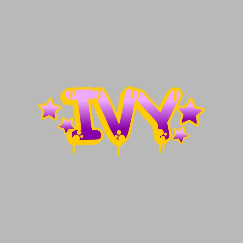 Graffiti Name Ivy