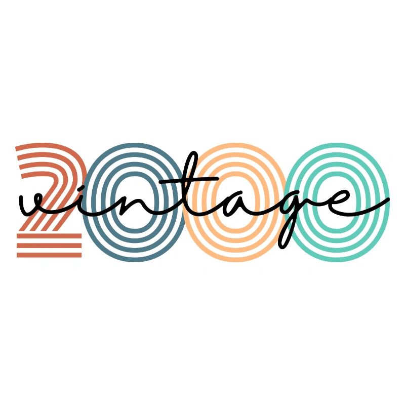 2000 Vintage Retro
