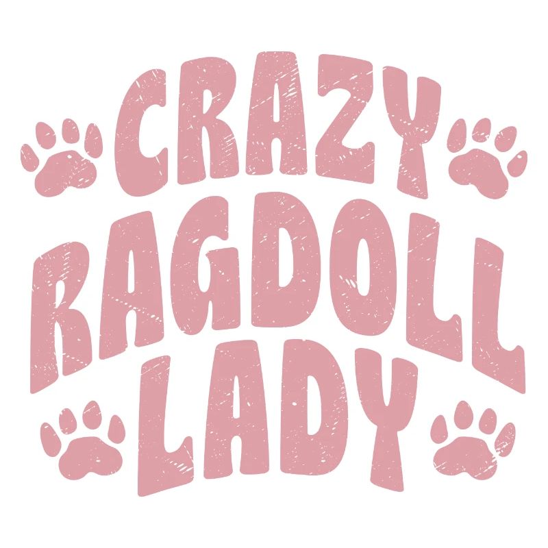 Crazy Ragdoll Lady Chat Chaton Mère