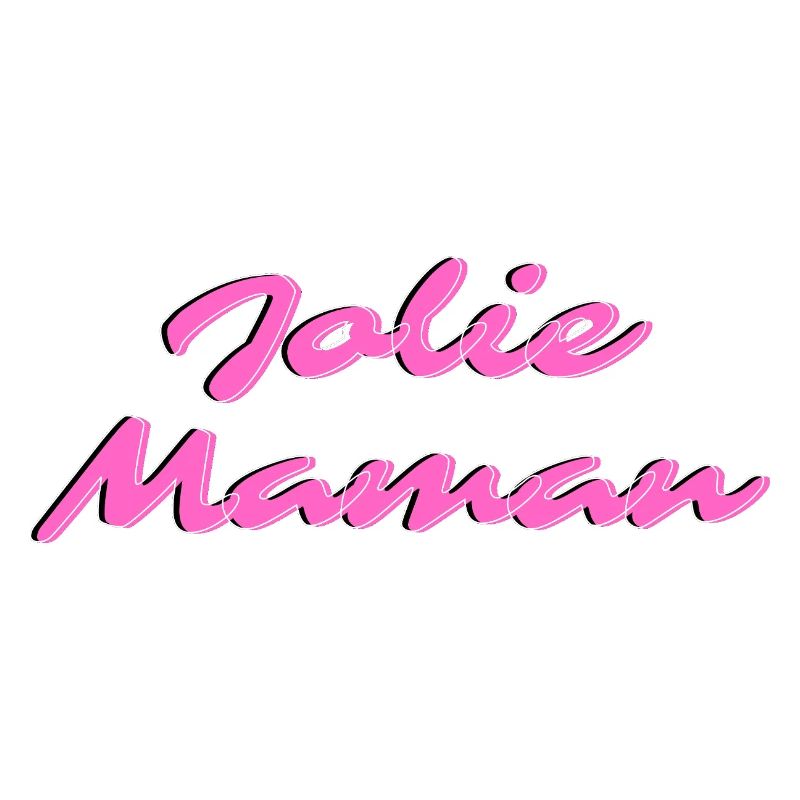 Hübsche neonrosa Mama