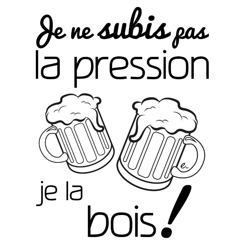 Je ne subis pas la pression