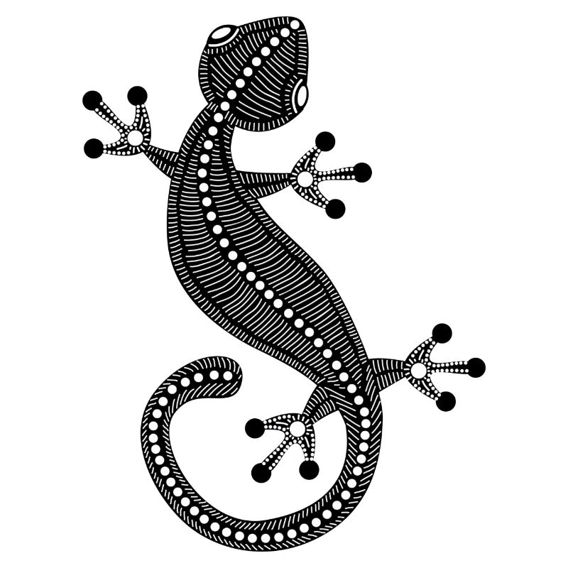 Lizard - Aboriginal inspiration