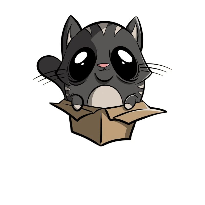 It still fits - Katze im Karton