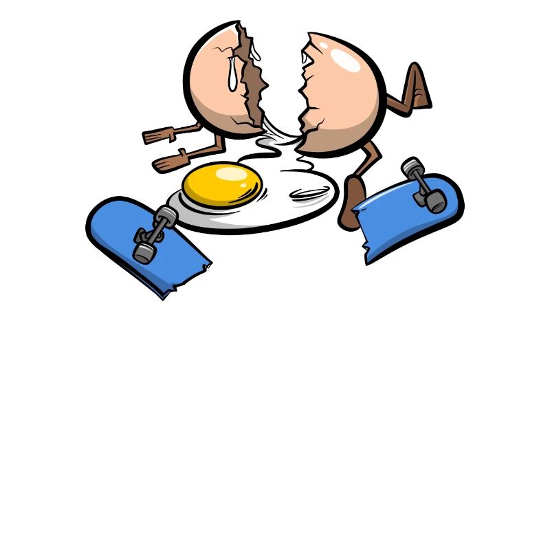 Skateboard accident egg