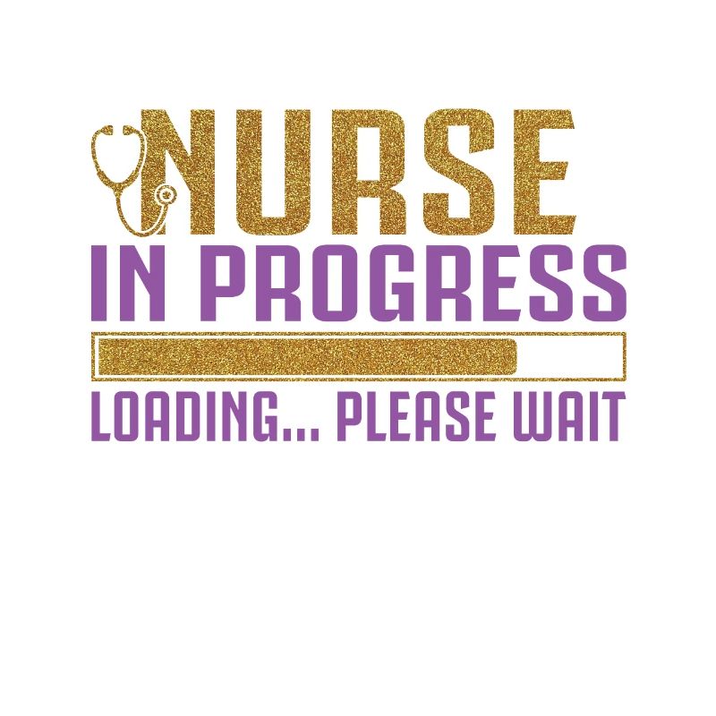 Nurse In Progress Loading Please Wait Funny