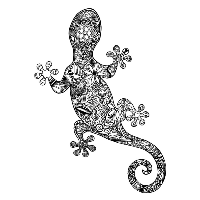 Gecko schwarz