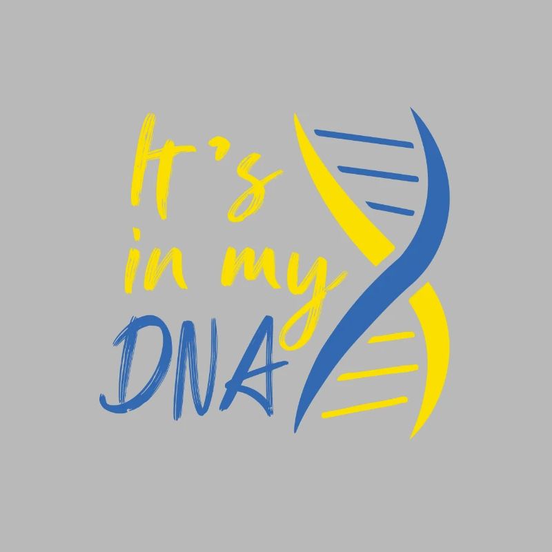 C’est dans mon adn Ukraine Vintage Drapeau ukrainien