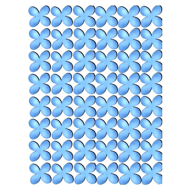 Fleurs bleues