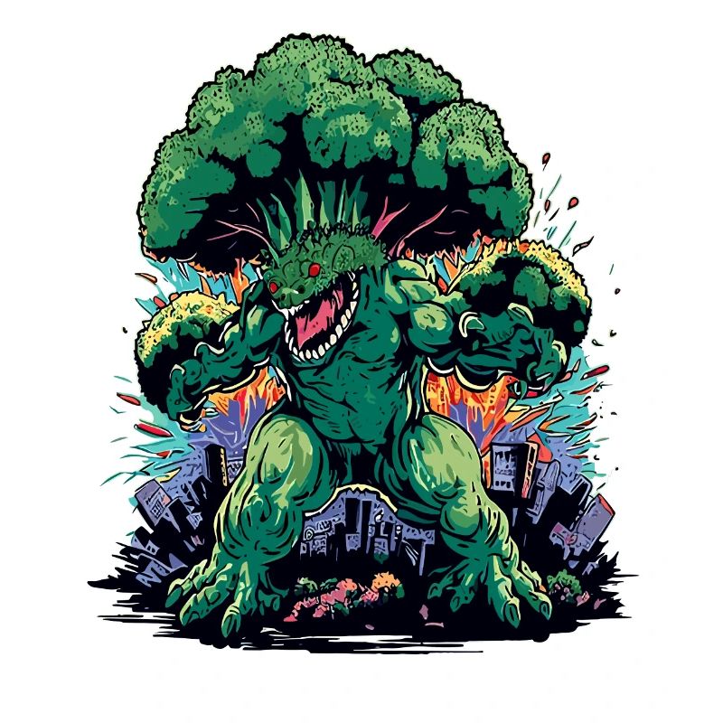 Brokkozilla giant broccoli monster