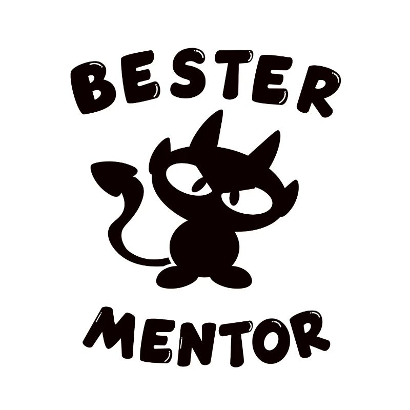 cooles bester Mentor Design mit Teufelchen