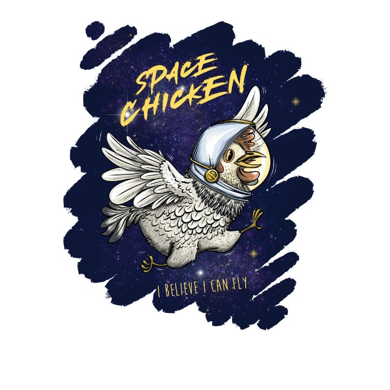 Poulet de l'espace