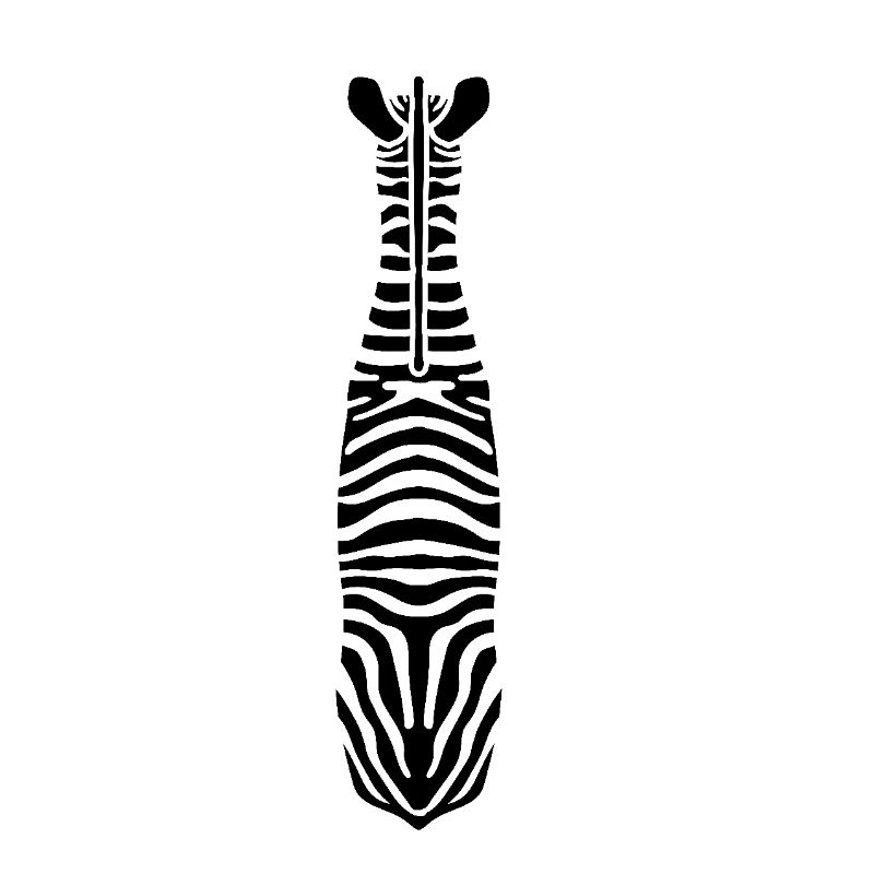 Zebra with Unique Stripes
