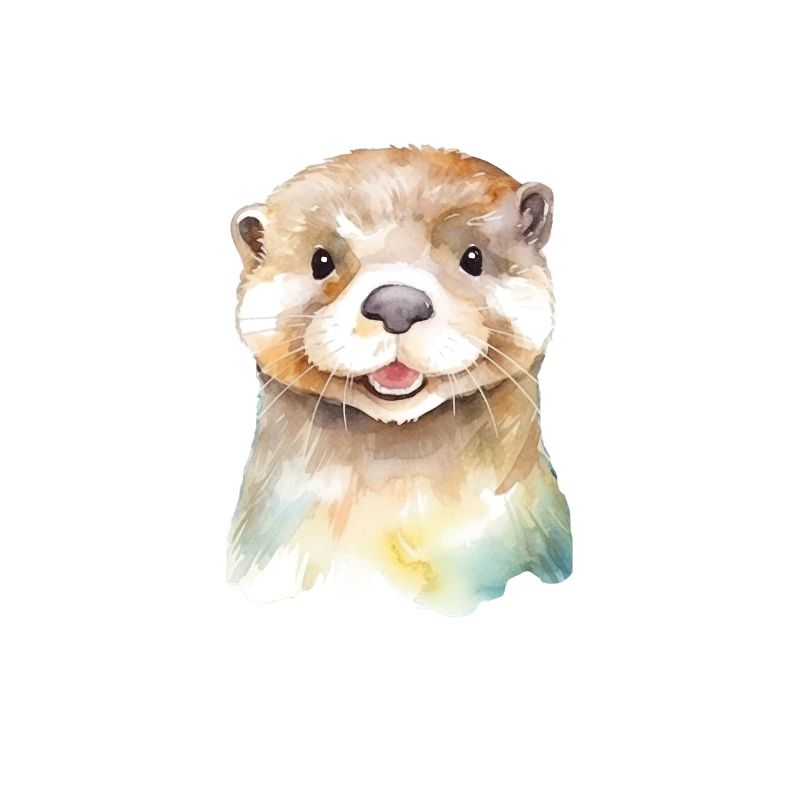 Loutre joueuse