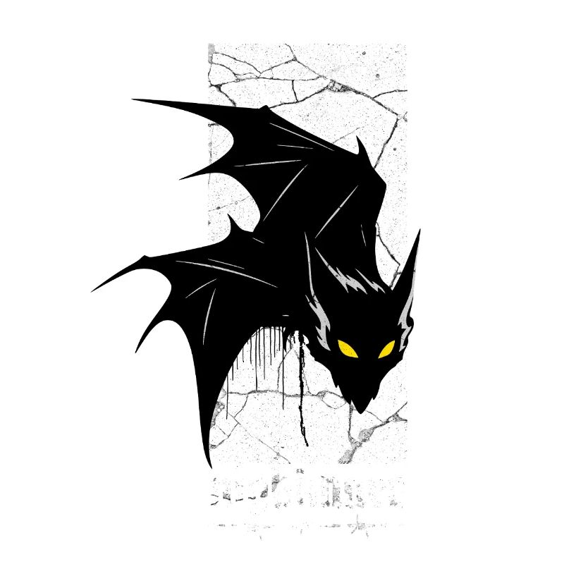 Nightmare Bat – Gothic Horror Vampire Creature Art