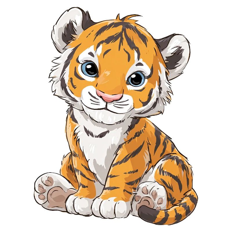 Mignon bébé tigre