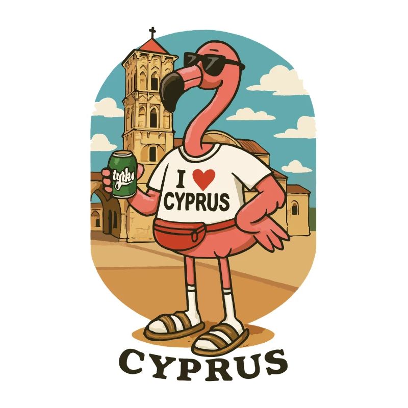 Flamant rose de Chypre