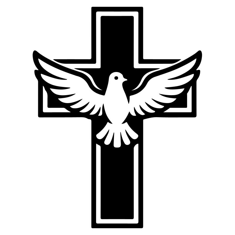 Kreuz Taube Christlich