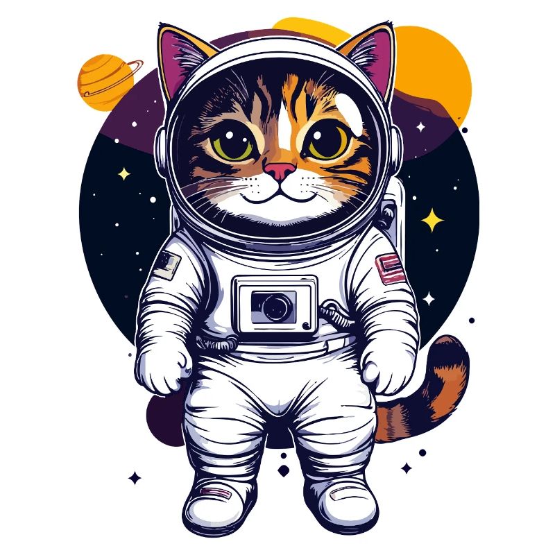 Cool Space Cat Cat Astronaut Cats Design