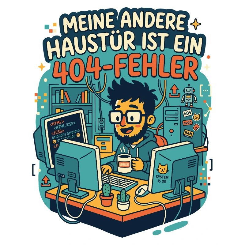 Programmierer 404 Fehler Humor
