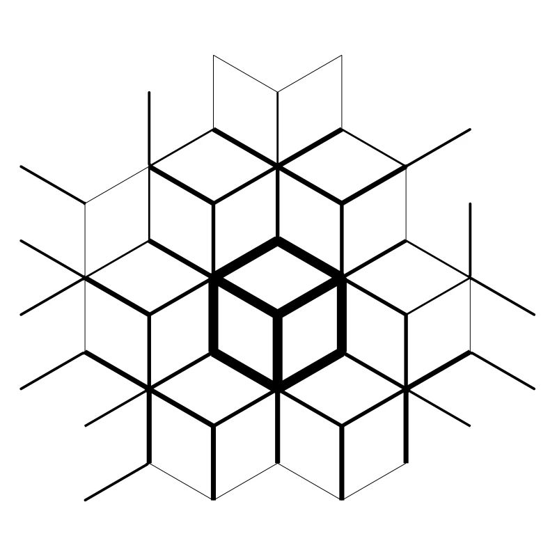 Asymmetric cubes