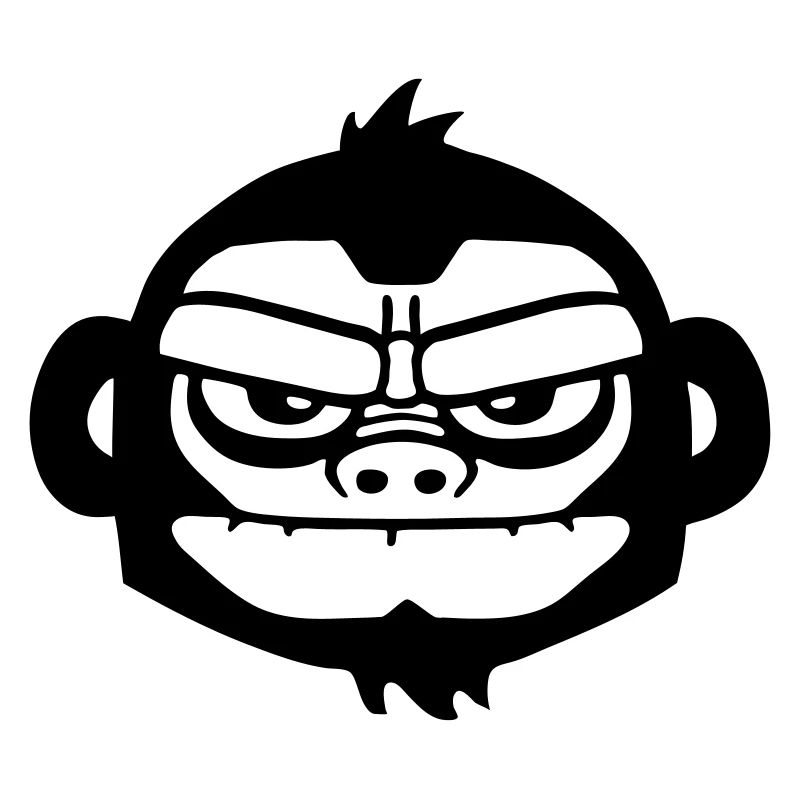 monkey vintage gorilla bored fun ape skull style