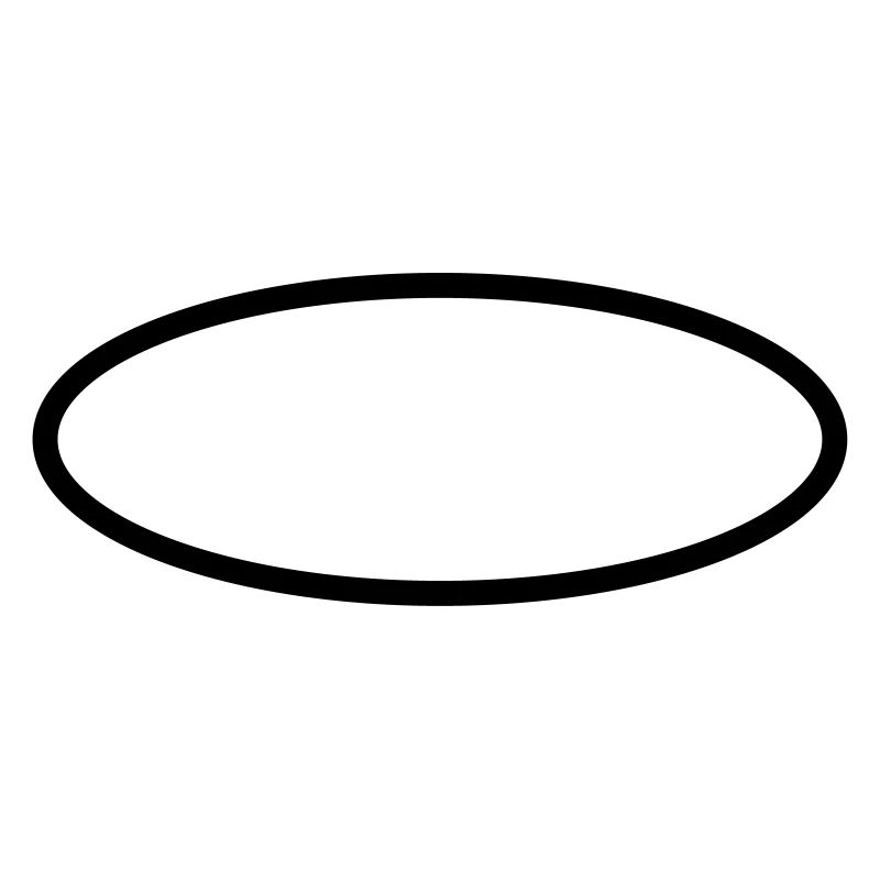 Oval Circle Symbols