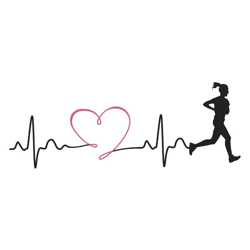 Runner Jogging Jogger Pulse Beat Gift