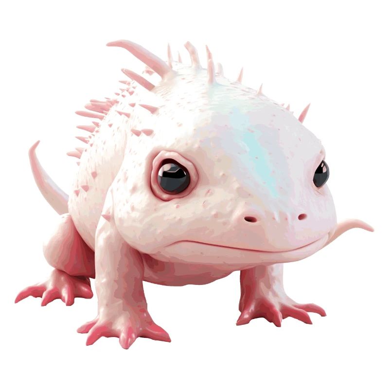 Ein Axolotl ist eigentlich ein Urzeittier