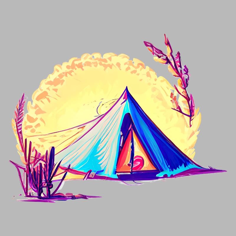 Camping Campervan Camping Caravan Camp Gift