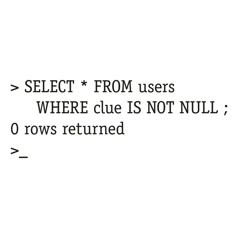 SQL No Clue