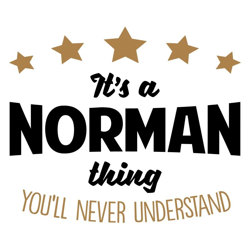 It's a norman name thing stars never unde