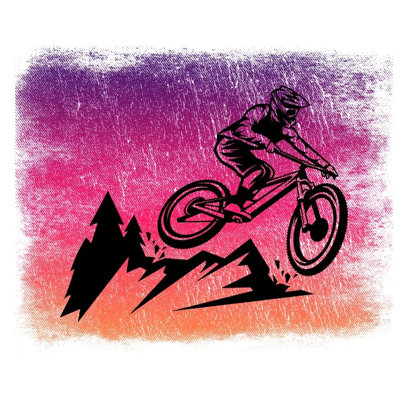 Downhill VTT simple trail