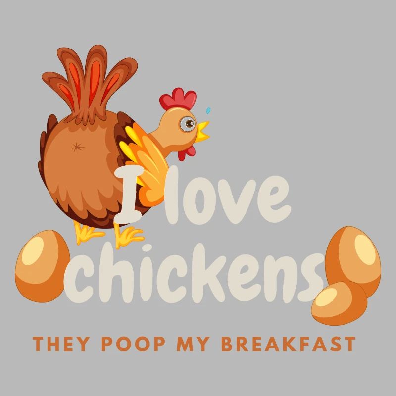 J’ADORE LES POULETS Élevage de poulets Éleveur de poulets Disant